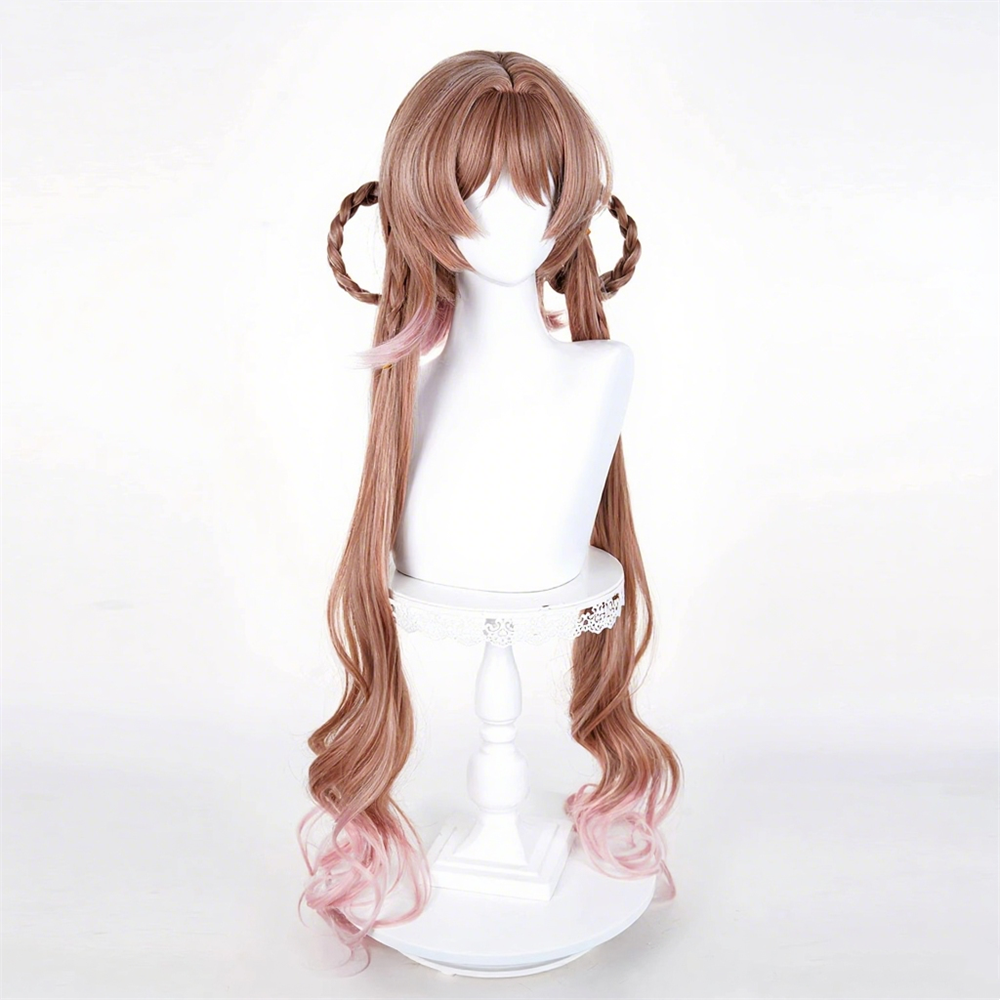 【In Stock】Game Arknights Cosplay DREAMLAND PLANET Eyjafjalla the Hvít Aska Cosplay Wig