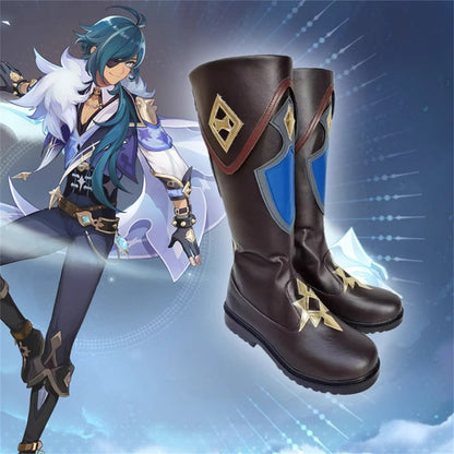 Game Genshin Impact Cosplay Kaeya Alberich Cosplay Shoes - Cosplay Shoes Boots