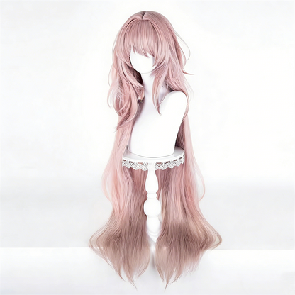 【In Stock】Game Arknights Cosplay Theresa Cosplay Wig Pink Color Long Hair