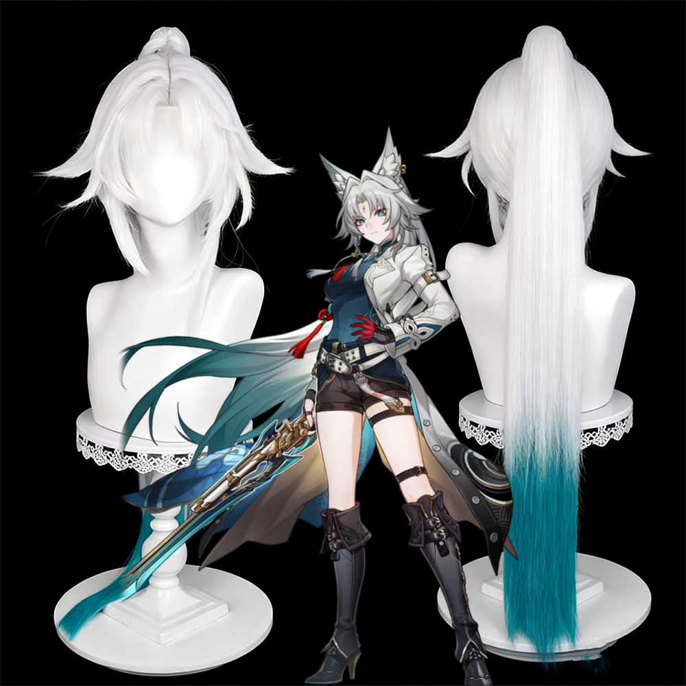 【In Stock】Game Honkai: Star Rail Cosplay Feixiao Cosplay Wig