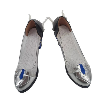 Game Genshin Impact Cosplay Eula Cosplay Shoes Transparent Color High Heels