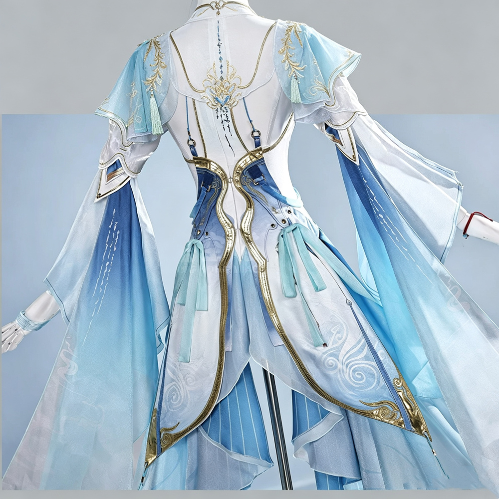 【In Stock】Game Wuthering Waves Cosplay Qingxiao Cosplay Costume Premium Edition
