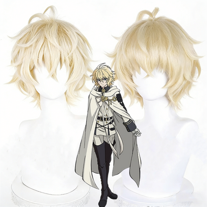 【In Stock】Anime Seraph of the End Cosplay Mikaela Hyakuya Cosplay Wig