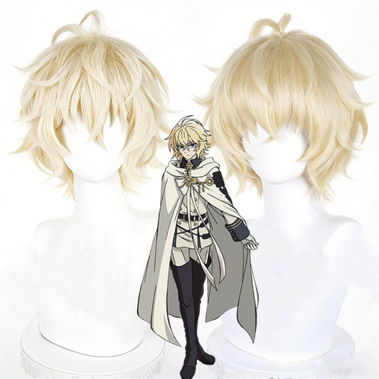 【In Stock】Anime Seraph of the End Cosplay Mikaela Hyakuya Cosplay Wig