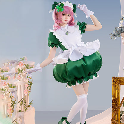 【In Stock】Anime Shugo Chara! Cosplay Amulet Clover Hinamori Amu Cosplay Costume Premium Edition