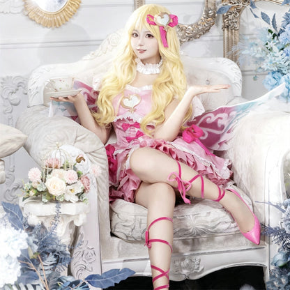 【In Stock】Anime Aikatsu! Cosplay Aurora Kiss Coord Cosplay Costume