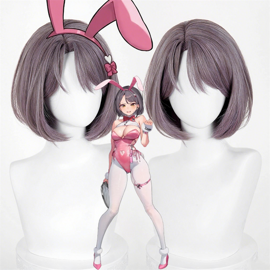 【In Stock】Game Goddess of Victory: Nikke Cosplay Milk: Blooming Bunny Cosplay Wig