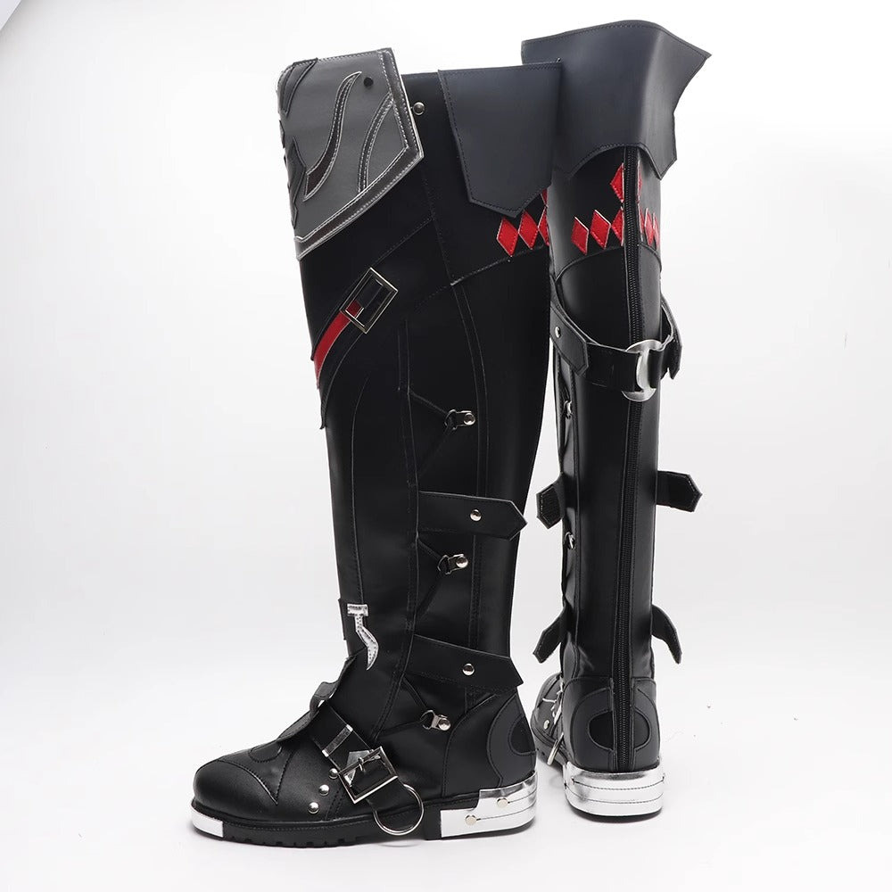 Game Genshin Impact Cosplay Wriothesley Cosplay Shoes Flat Shoes