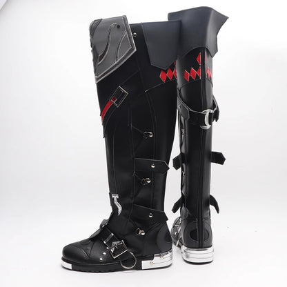 Game Genshin Impact Cosplay Wriothesley Cosplay Shoes Flat Shoes