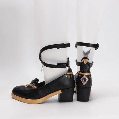 Game Genshin Impact Cosplay A Sobriquet Under Shade Lisa Cosplay Shoes - Cosplay Shoes Boots