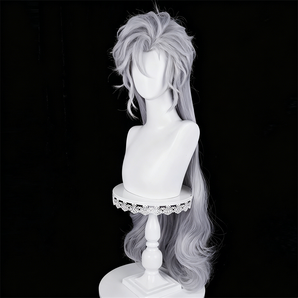 【In Stock】Game Love and Deepspace Cosplay Silverwing Demon Sylus シン 진운 Cosplay Wig
