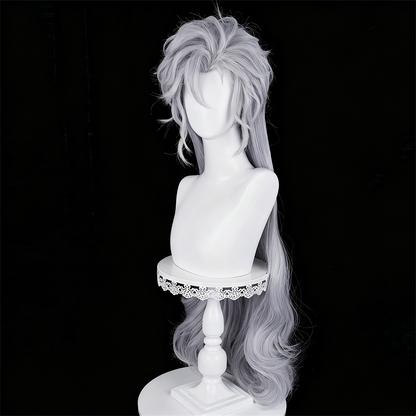 【In Stock】Game Love and Deepspace Cosplay Silverwing Demon Sylus シン 진운 Cosplay Wig