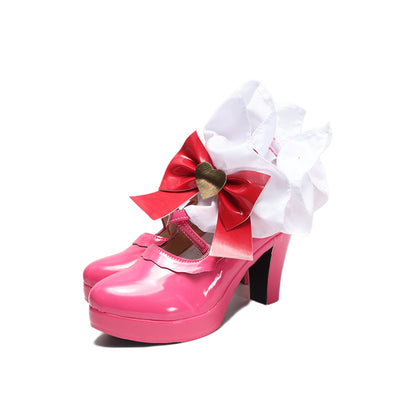 Anime Aikatsu! Cosplay Ichigo Hoshimiya Cosplay Shoes
