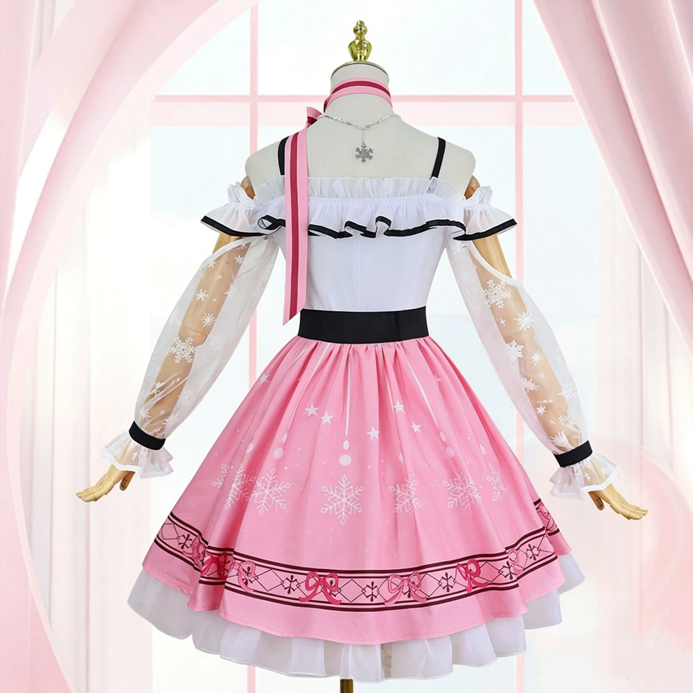 【In Stock】Game Infinity Nikki Cosplay Pink Dress Cosplay Costume Premium Edition