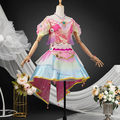 【Custom-Tailor】Anime Aikatsu! Cosplay Ichigo Hoshimiya Pisces Dress Cosplay Costume