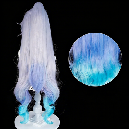 【In Stock】Game Honkai: Star Rail Cosplay Two-Phase Paradise SP Silver Wolf Cosplay Wig