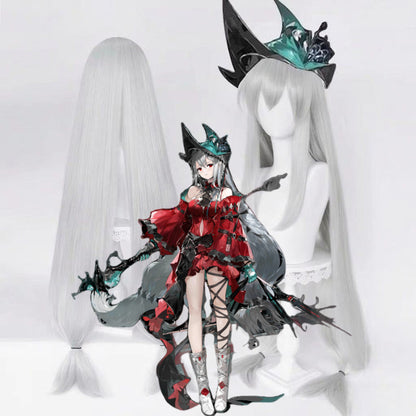【In Stock】Game Arknights Cosplay Skadi the Corrupting Heart Cosplay Wig