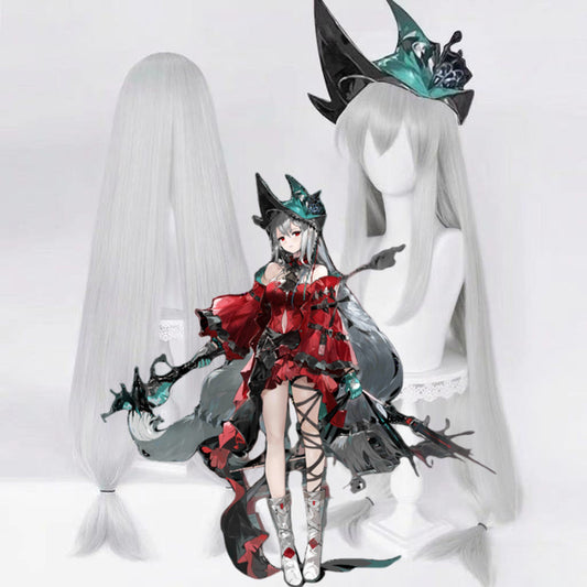 【In Stock】Game Arknights Cosplay Skadi the Corrupting Heart Cosplay Wig