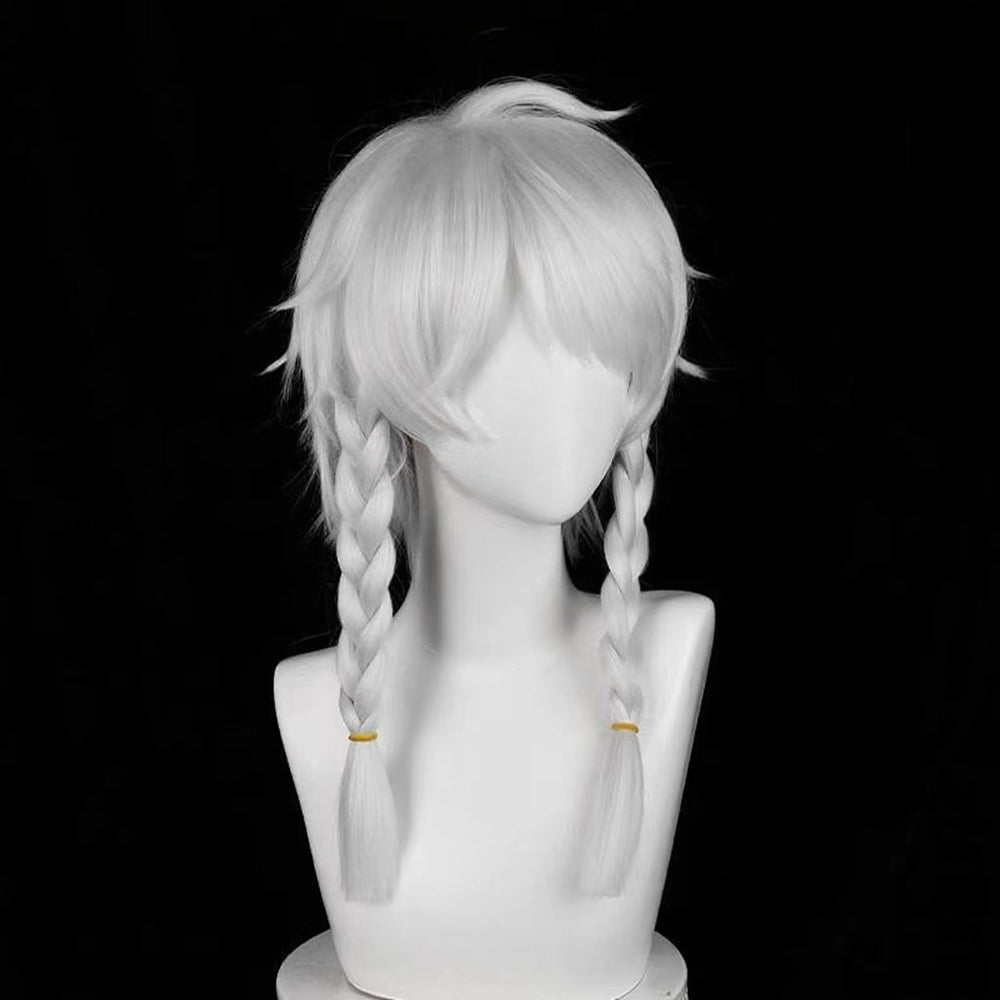 【In Stock】Game Identity Ⅴ Cosplay Night Watch Grave Keeper Seer Eli Clark White Cosplay Wig