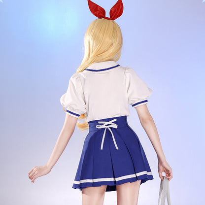 【Pre-Sale】Anime Aikatsu! Cosplay Summer School Uniform Cosplay Costume Premium Edition