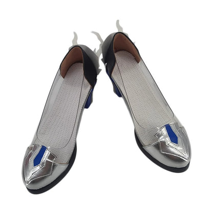 Game Genshin Impact Cosplay Eula Cosplay Shoes Transparent Color High Heels