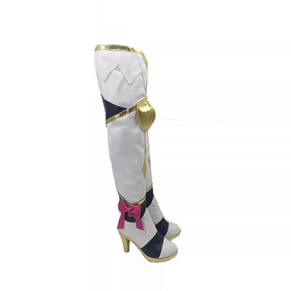 Game Genshin Impact Cosplay Noelle Cosplay Shoes Long Boots