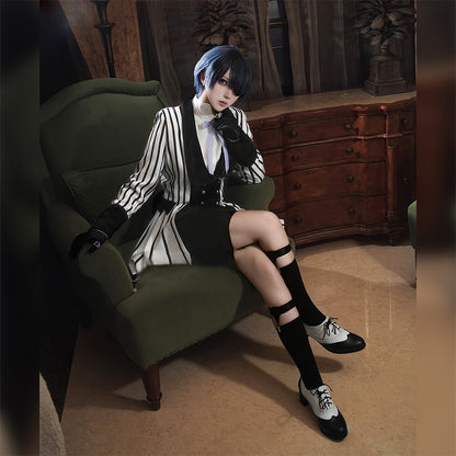 【In Stock】Anime Black Butler Cosplay Ciel Phantomhive Cosplay Costume