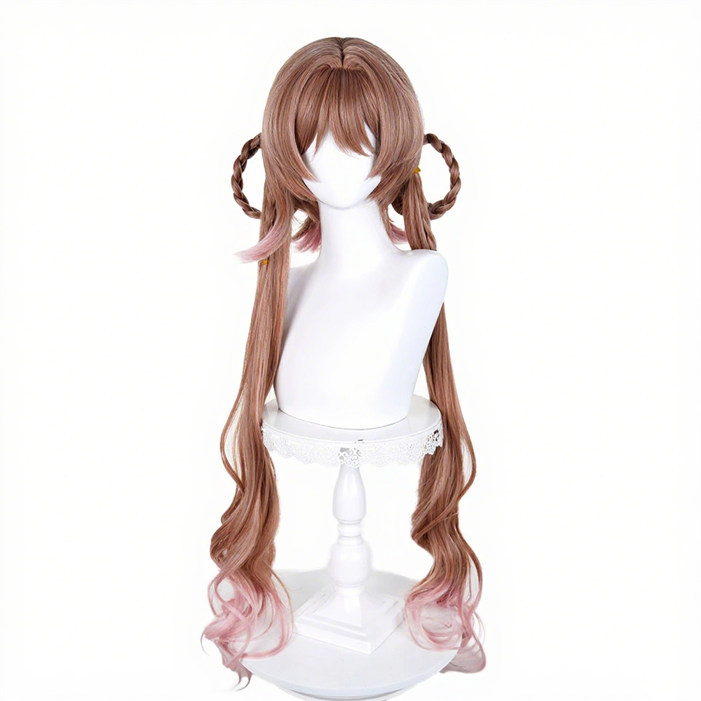 【In Stock】Game Arknights Cosplay DREAMLAND PLANET Eyjafjalla the Hvít Aska Cosplay Wig