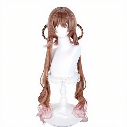【In Stock】Game Arknights Cosplay DREAMLAND PLANET Eyjafjalla the Hvít Aska Cosplay Wig