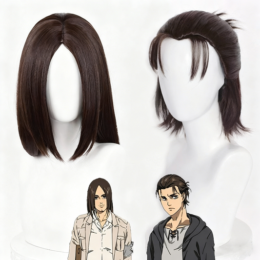 【In Stock】Anime Attack On Titan Cosplay Eren Yeager Cosplay Wig