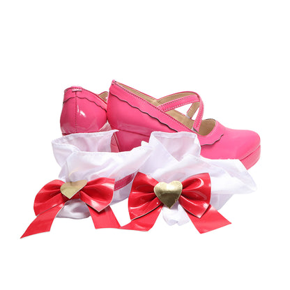 Anime Aikatsu! Cosplay Ichigo Hoshimiya Cosplay Shoes
