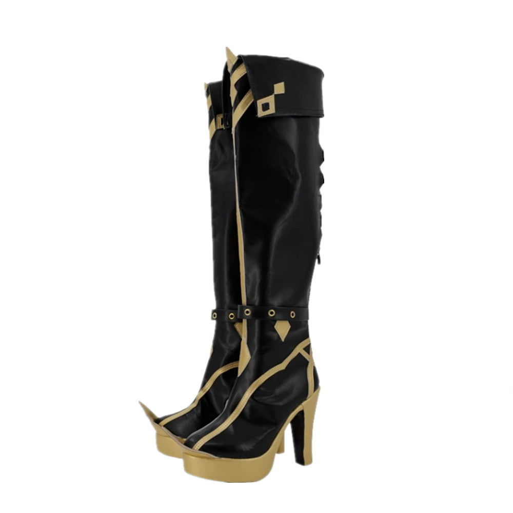 Game Genshin Impact Cosplay Dehya Cosplay Shoes Long Boots