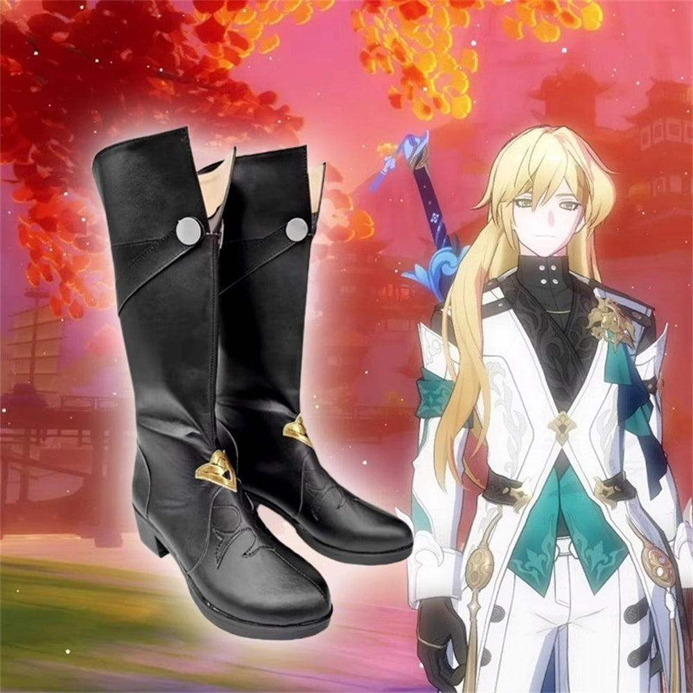 Game Honkai: Star Rail Cosplay Xianzhou Alliance Luocha Cosplay Shoes - Cosplay Shoes Boots