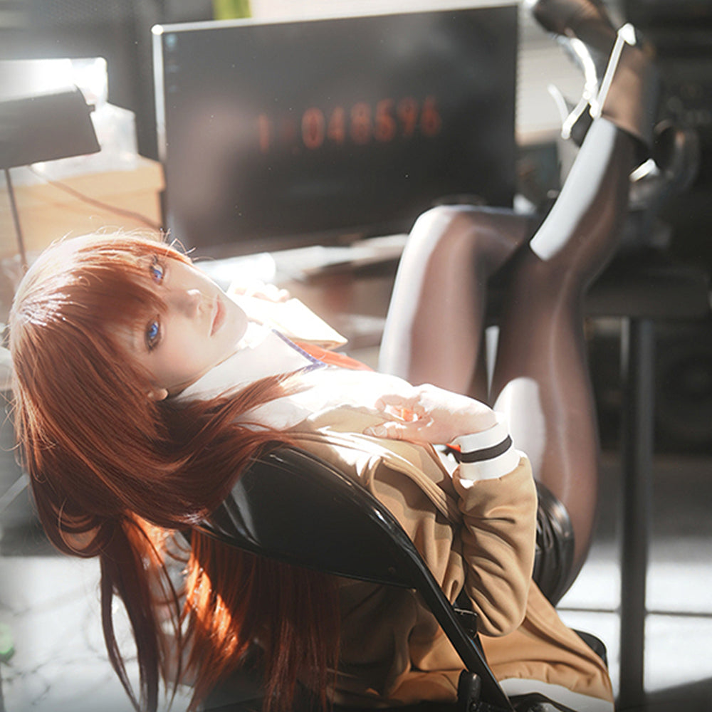 【In Stock】Anime Steins;Gate Cosplay Kurisu Makise Cosplay Costume