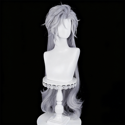 【In Stock】Game Love and Deepspace Cosplay Silverwing Demon Sylus シン 진운 Cosplay Wig