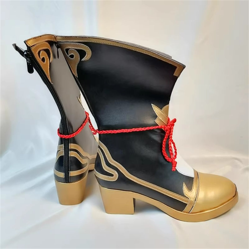 Game Genshin Impact Cosplay Xiangling Cosplay Shoes - Cosplay Shoes Boots