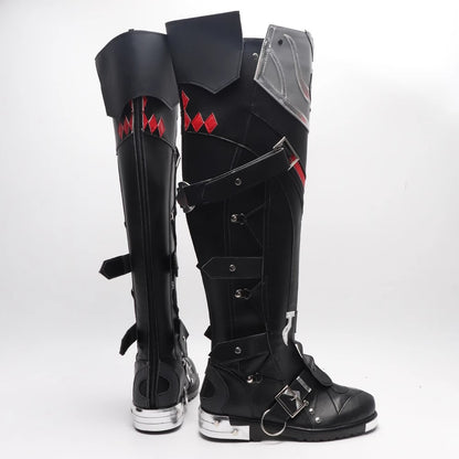 Game Genshin Impact Cosplay Wriothesley Cosplay Shoes Flat Shoes