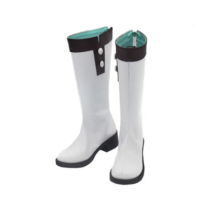 Game Reverse:1999 Cosplay Regulus Cosplay Shoes White Color Long Boots