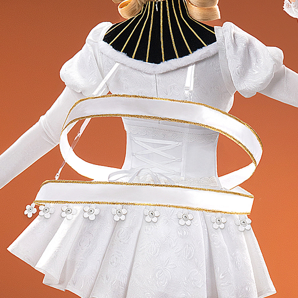 【In Stock】Anime Puella Magi Madoka Magica Cosplay Mami Tomoe Cosplay Costume Premium Edition