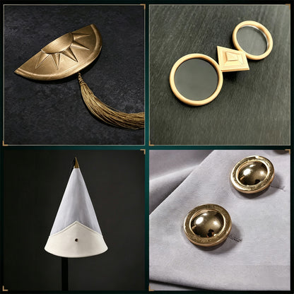 【In Stock】Anime Witch Hat Atelier Cosplay Qifrey Cosplay Costume