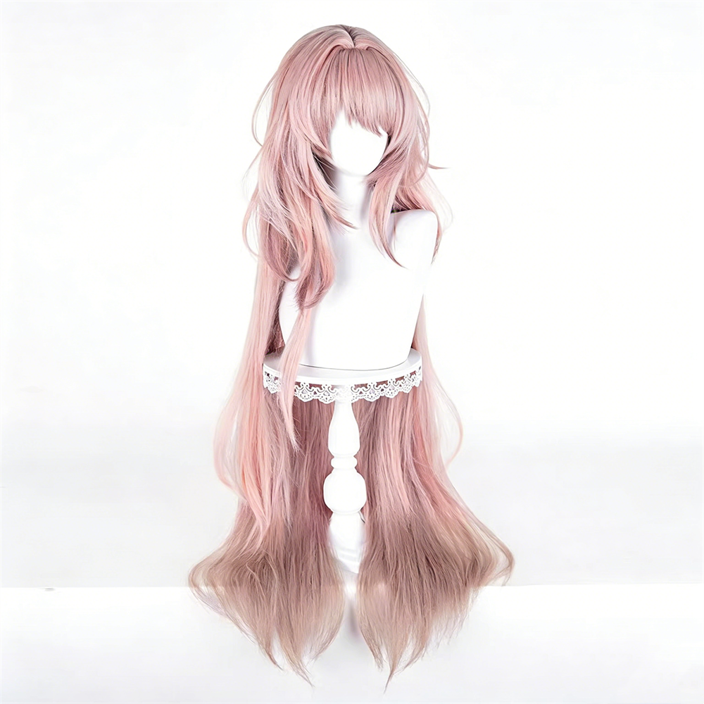 【In Stock】Game Arknights Cosplay Theresa Cosplay Wig Pink Color Long Hair