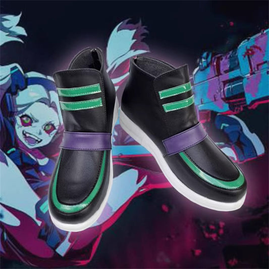 Anime Cyberpunk: Edgerunners Cosplay Rebecca Cosplay Shoes - Cosplay Shoes Boots