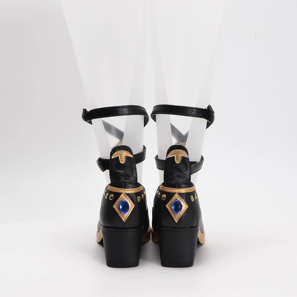Game Genshin Impact Cosplay A Sobriquet Under Shade Lisa Cosplay Shoes - Cosplay Shoes Boots