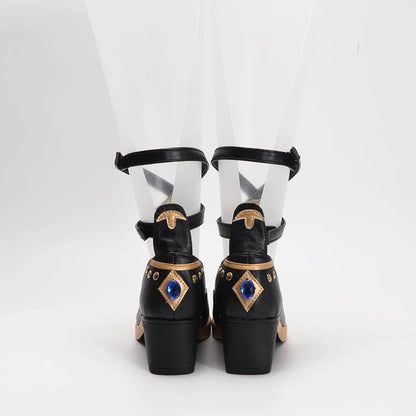 Game Genshin Impact Cosplay A Sobriquet Under Shade Lisa Cosplay Shoes - Cosplay Shoes Boots