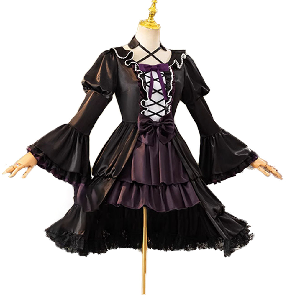 【In Stock】Anime Puella Magi Madoka Magica Cosplay Akemi HomuraCosplay Costume Premium Edition