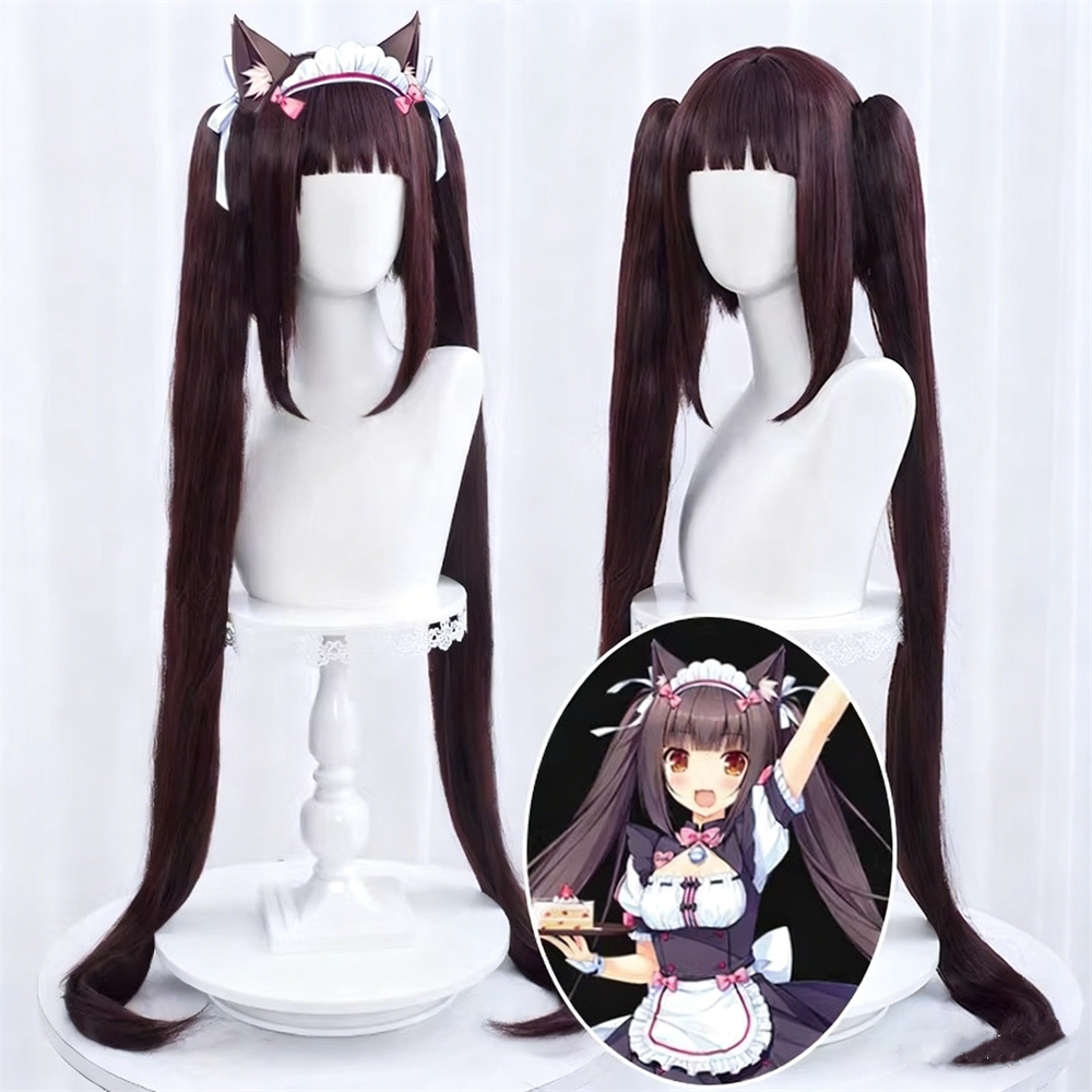 【In Stock】Anime ネコぱら Nekopara Cosplay Chocola & Vanilla Cosplay Wig