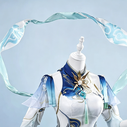 【In Stock】Game Wuthering Waves Cosplay Qingxiao Cosplay Costume Premium Edition