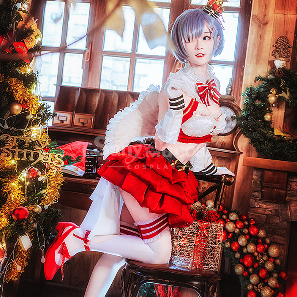 【In Stock】Anime Re: Zero - Starting Life in Another World Cosplay Rem Christmas Cosplay Costume