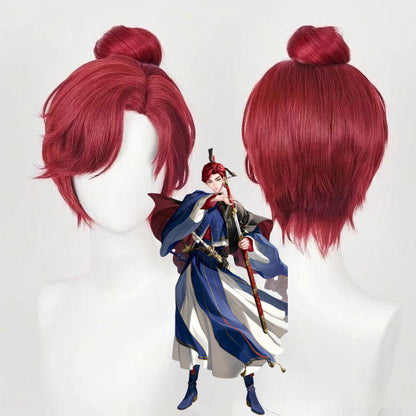【In Stock】Game Ashes of the Kingdom Cosplay Sun Quan Cosplay Wig