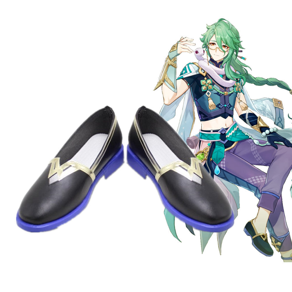 Game Genshin Impact Cosplay Baizhu Cosplay Shoes - Cosplay Shoes Boots